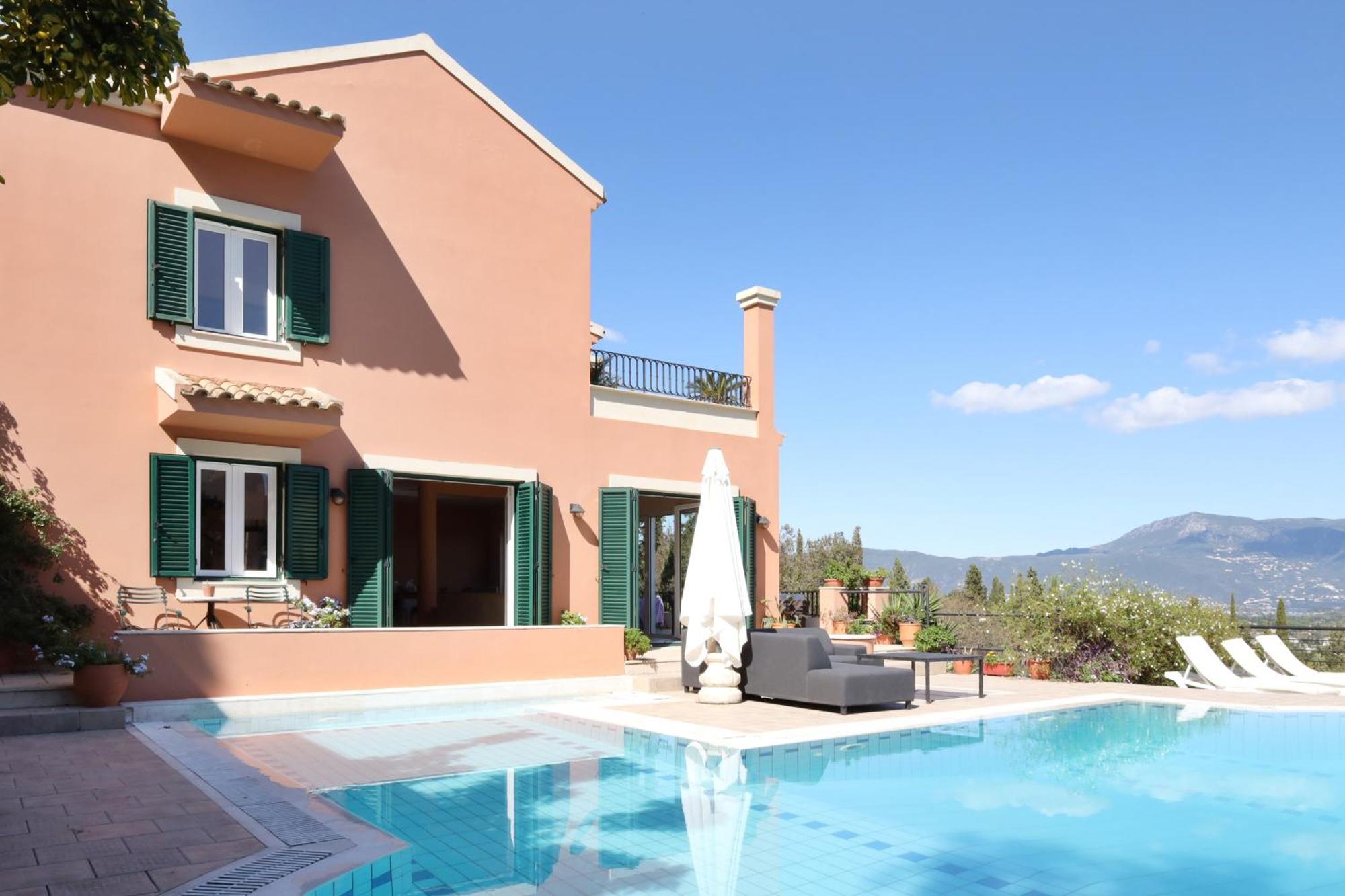 Casa T With Amazing Views In Corfu Villa Контокали Екстериор снимка