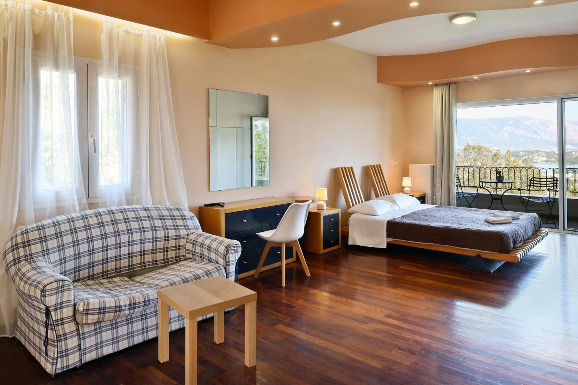 Casa T With Amazing Views In Corfu Villa Контокали Екстериор снимка