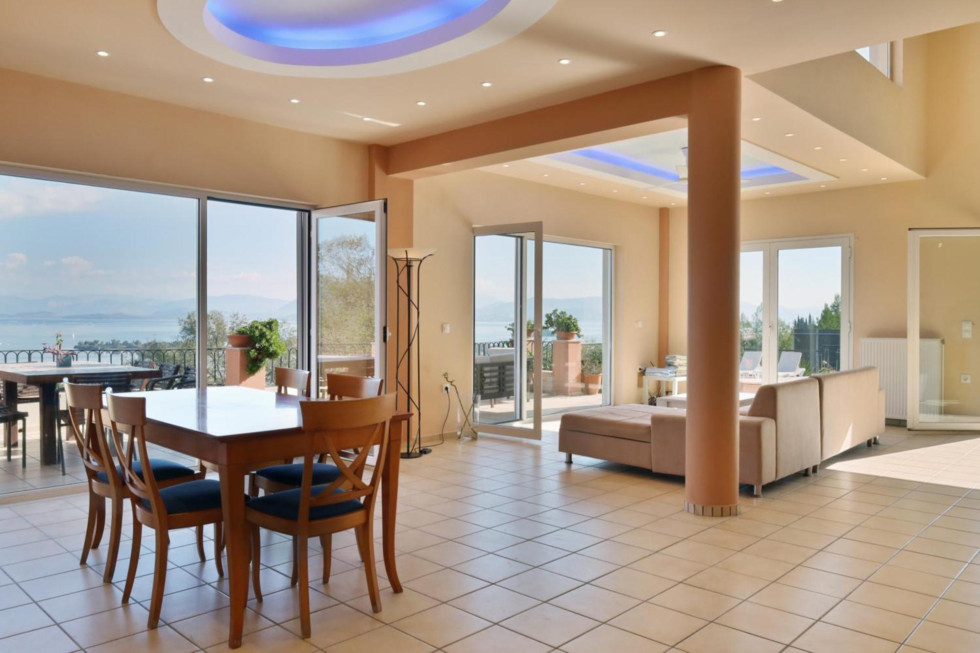 Casa T With Amazing Views In Corfu Villa Контокали Екстериор снимка